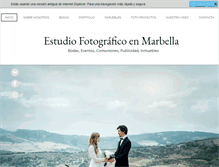 Tablet Screenshot of fotovideomarbella.com